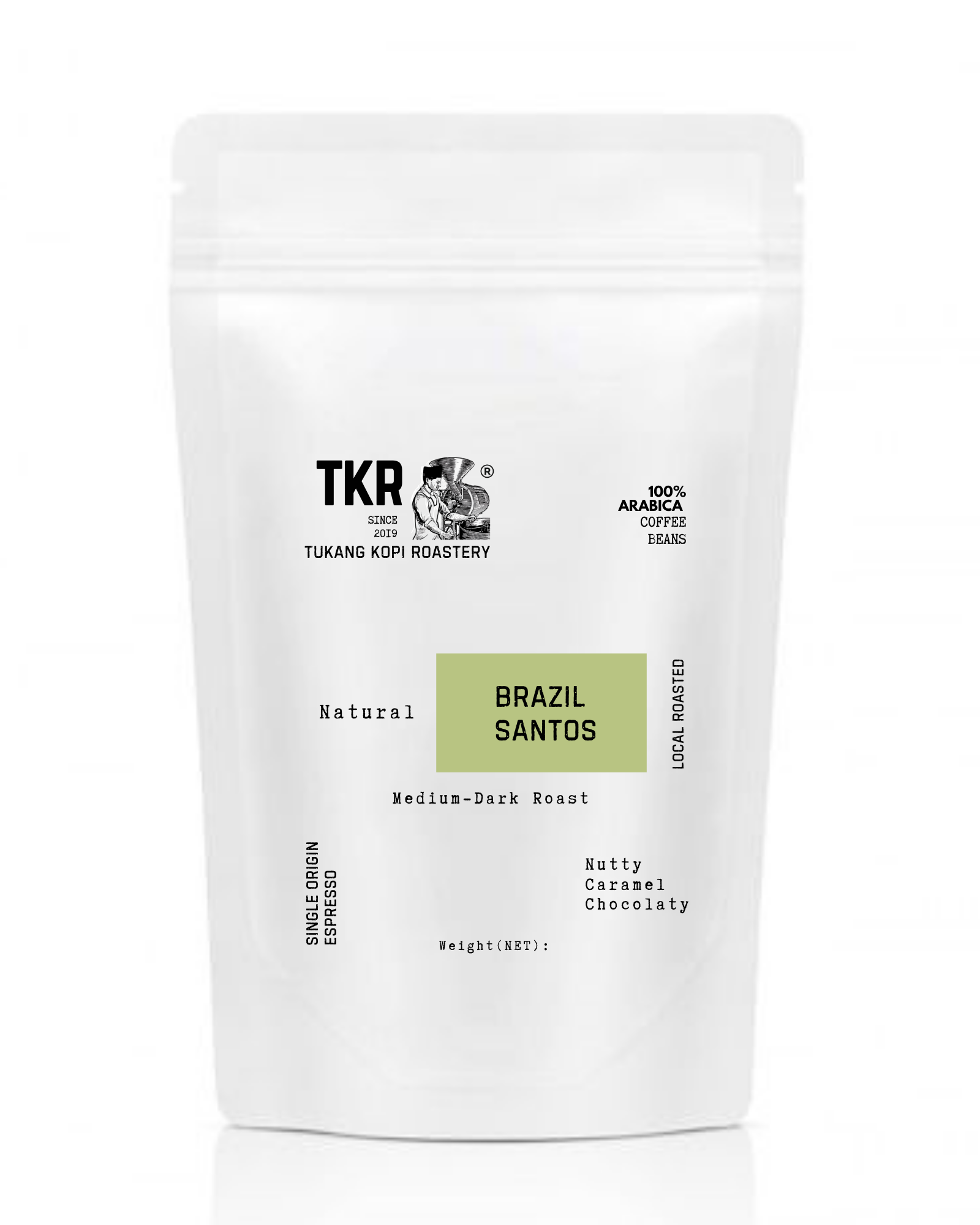 100% Arabica Brazil Santos