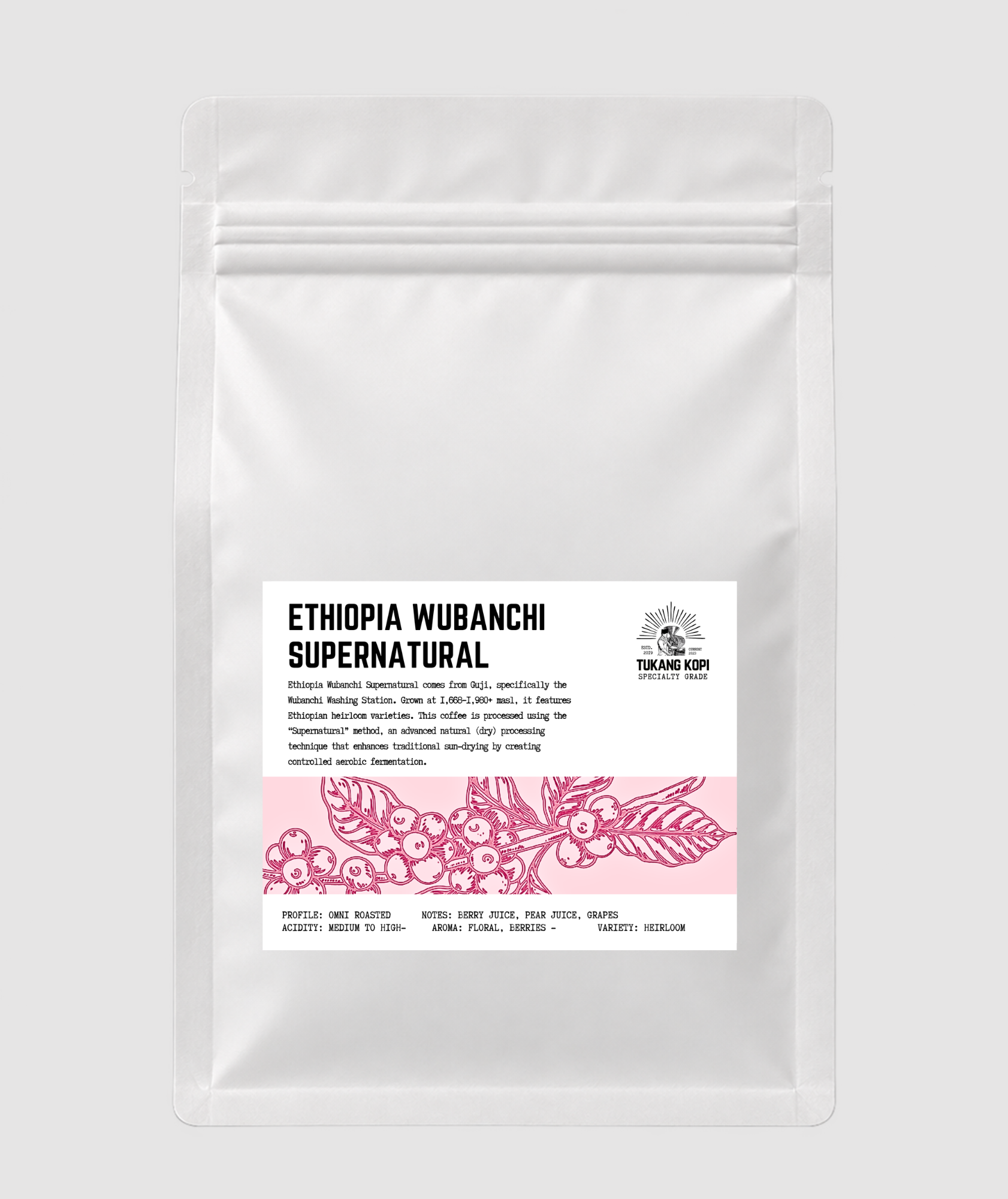 Arabica Ethiopia Wubanchi Supernatural (Specialty Grade)